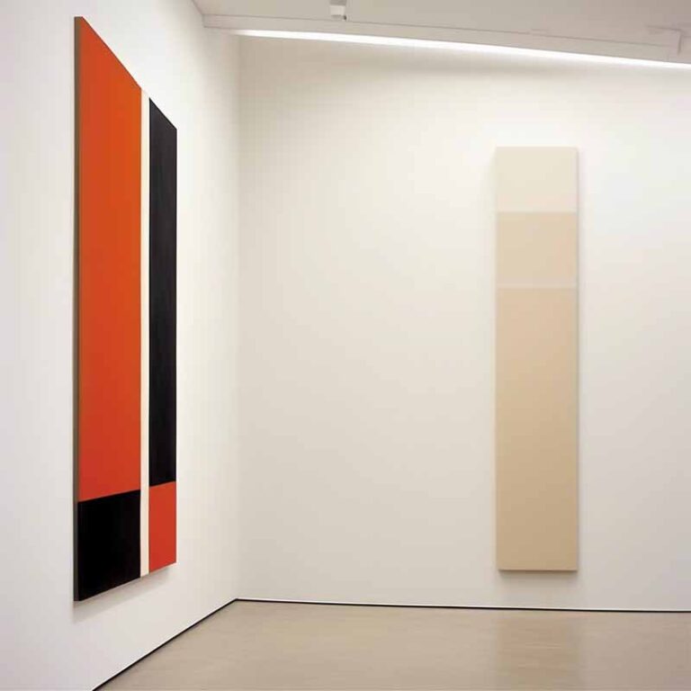 a painting on the wall