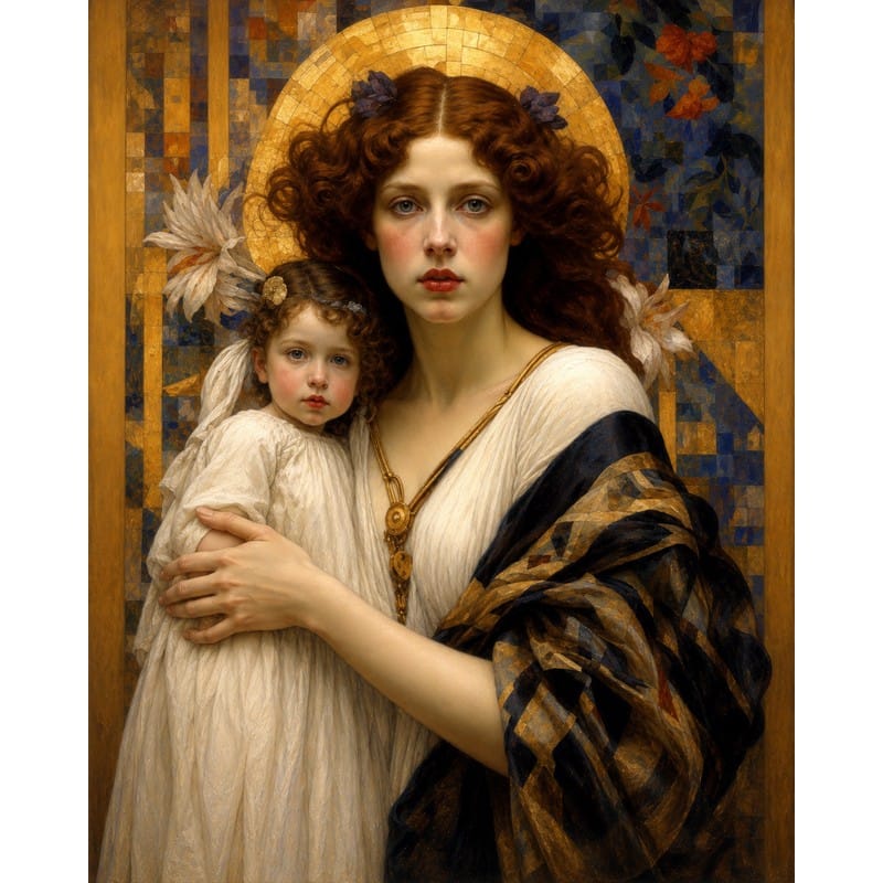 Art Print - Mater et Filius 3 Art Print - Mater et Filius