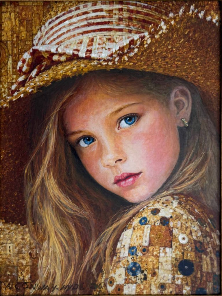 Commission sketch of a young girl by Andrew Conway-Hyde